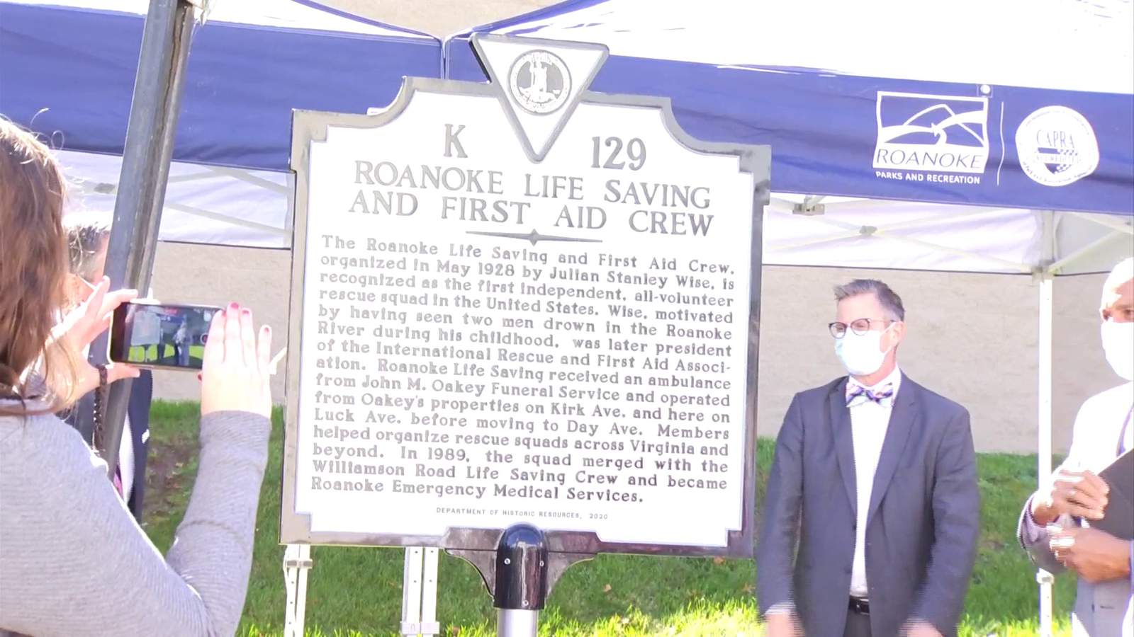 Trailblazing Roanoke first responders honored with historical marker