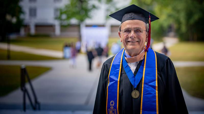 Never too late: 83-year-old earns master’s degree from Francis Marion University