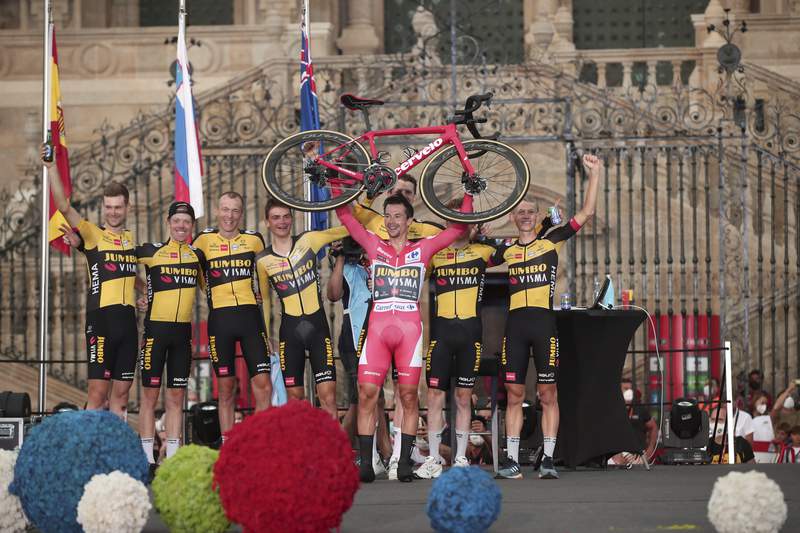 Primoz Roglic wins Spanish Vuelta for 3rd straight year