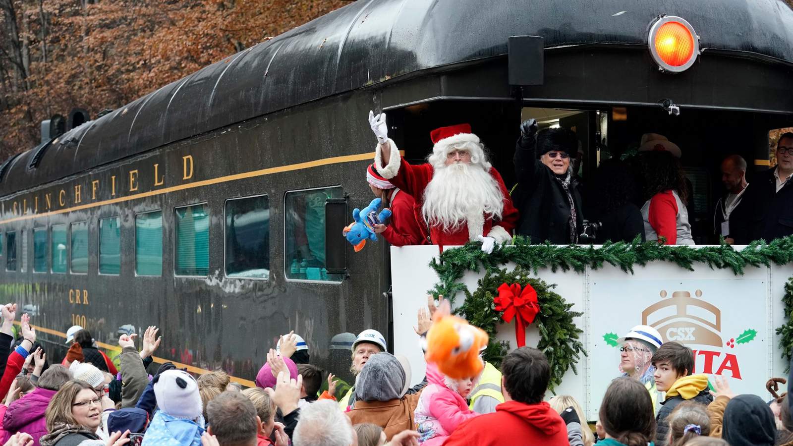 Coronavirus halts The Santa Train, but St. Nick still delivering