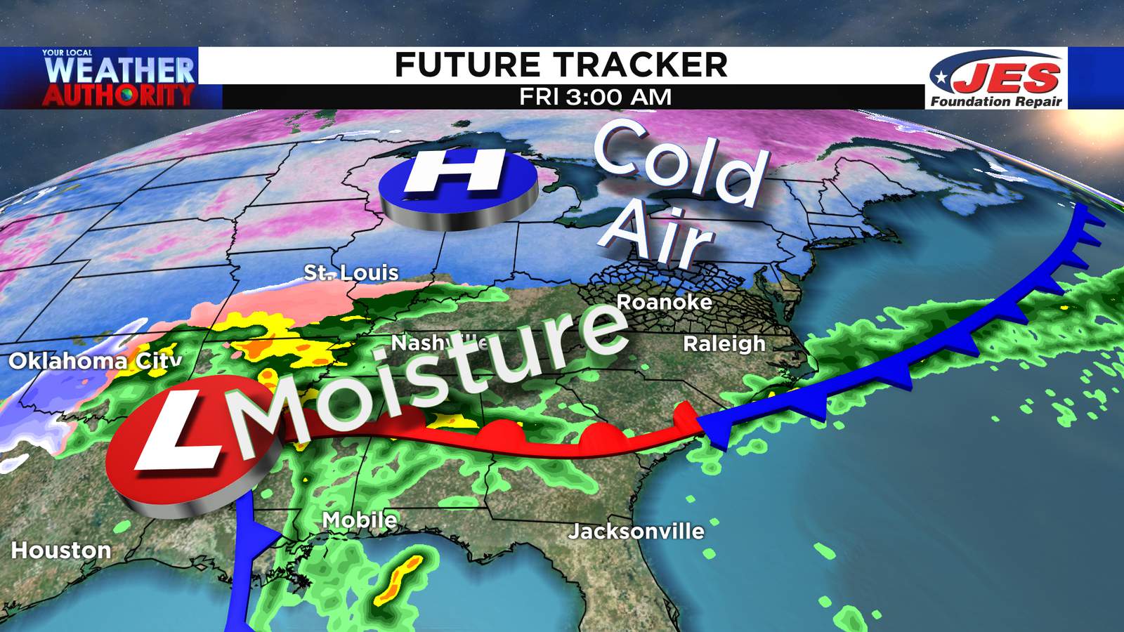 Yuck! Cold rain develops New Year’s Day; temperature roller coaster continues