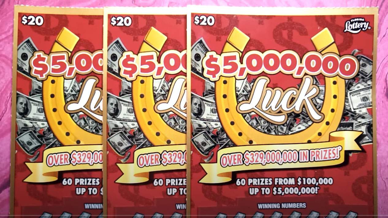 A lottery player went to 40 stores and finally scored a $5 million winning scratch-off