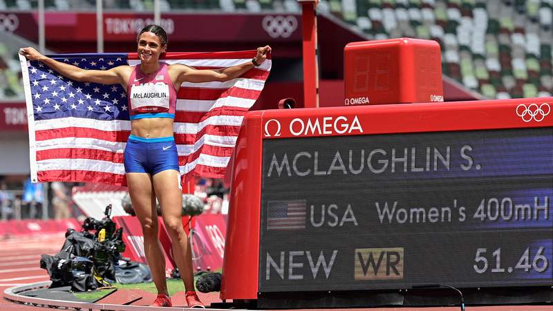 McLaughlin defeats Muhammad, shatters own 400m hurdles WR for Olympic gold