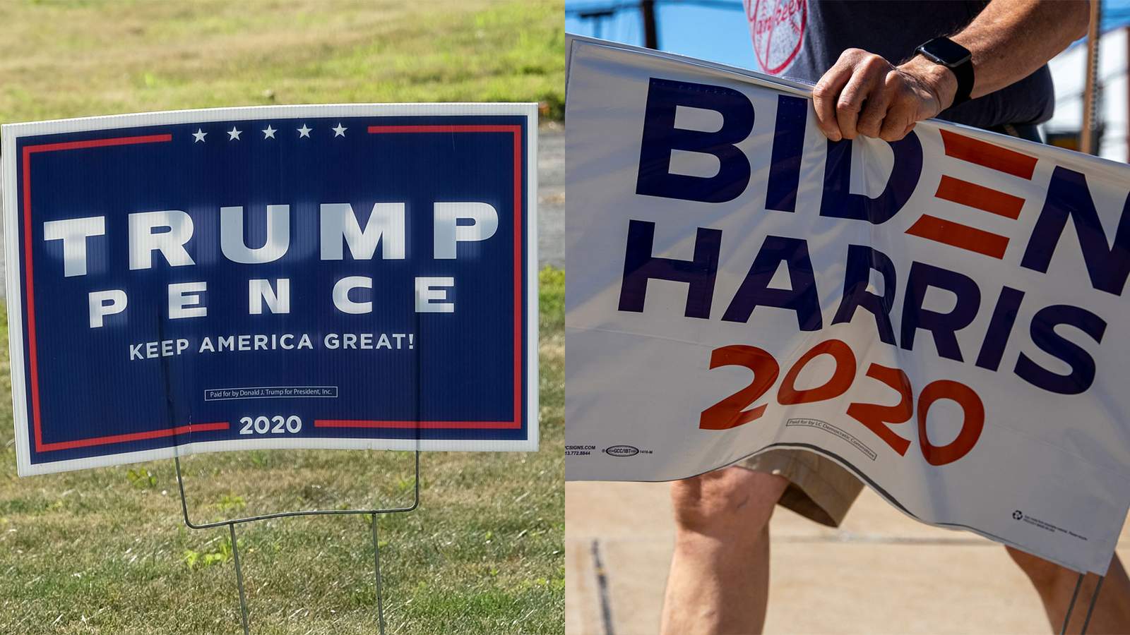 Trump, Biden signs being stolen, vandalized in Southwest Virginia