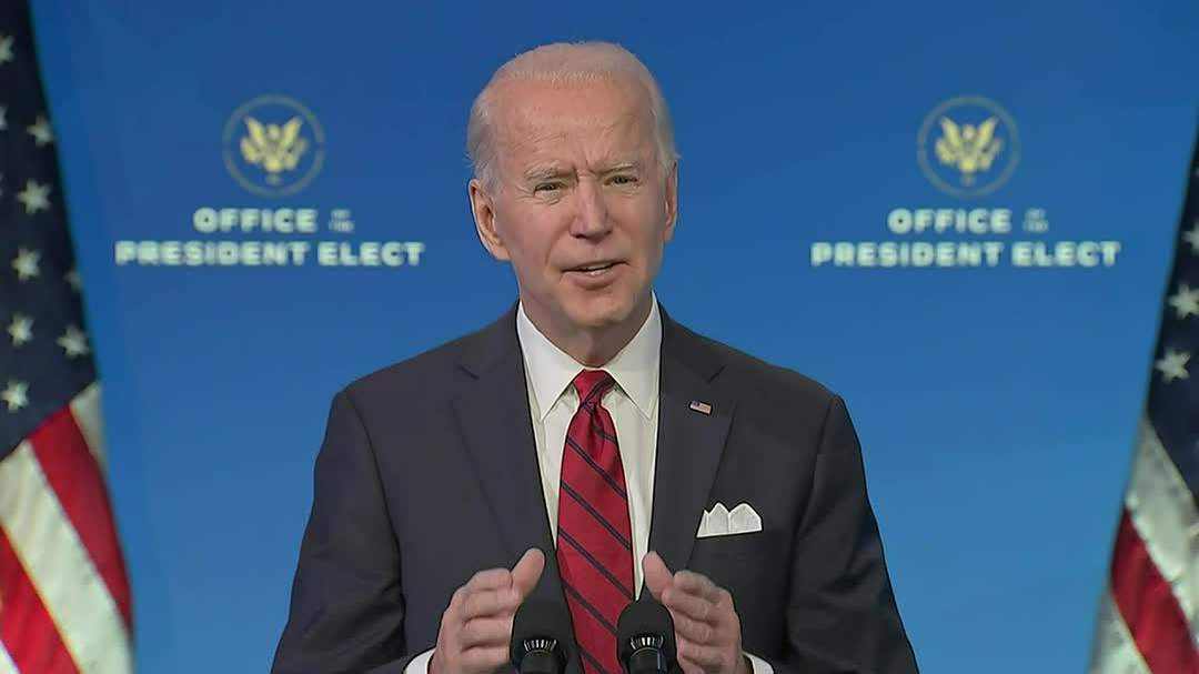 WATCH: President-elect Joe Biden speaks on plans to administer COVID-19 vaccines