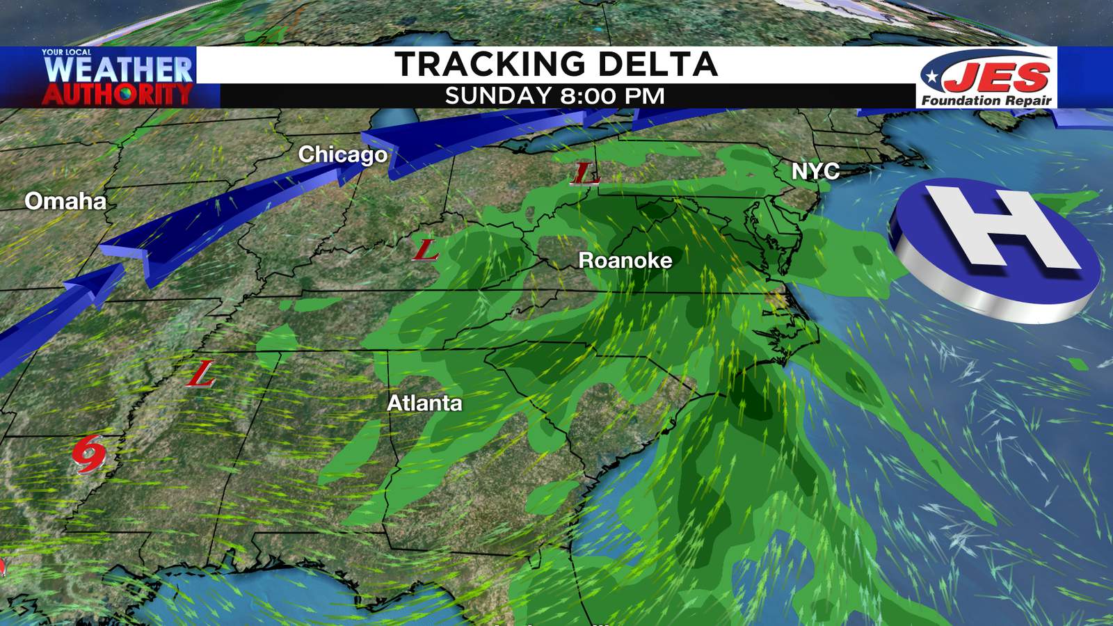 Bright & warm before Delta’s remnants bring rain at times this weekend
