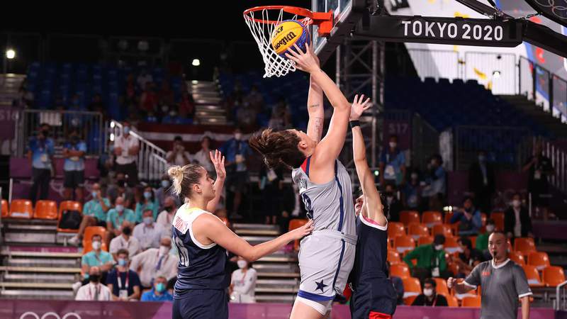 U.S. women stifle ROC to win 3x3 basketball in sport's Olympic debut