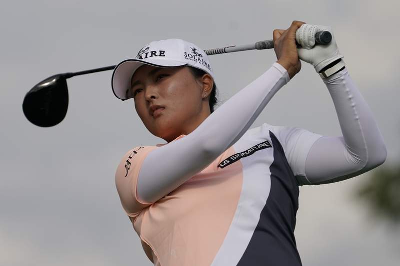 Jin Young Ko leads LPGA Tour’s foggy Founders Cup