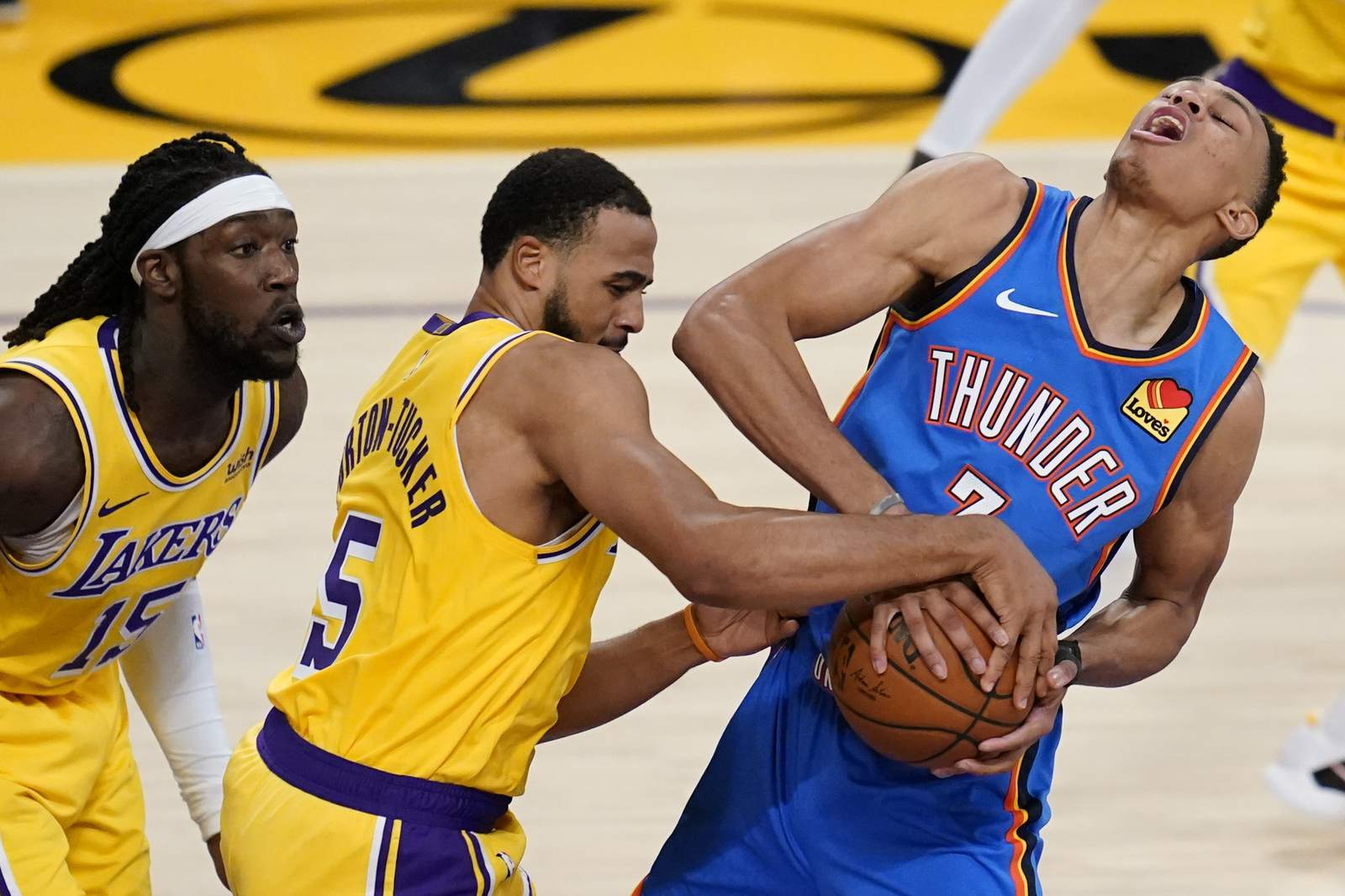 LeBron leads Lakers past Thunder again in OT, 114-113