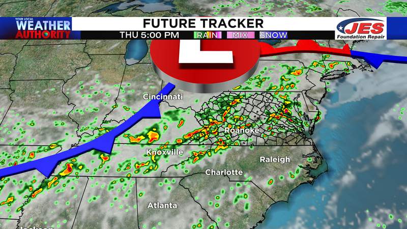 Relief! Cool front to bring storms followed by a drop in humidity