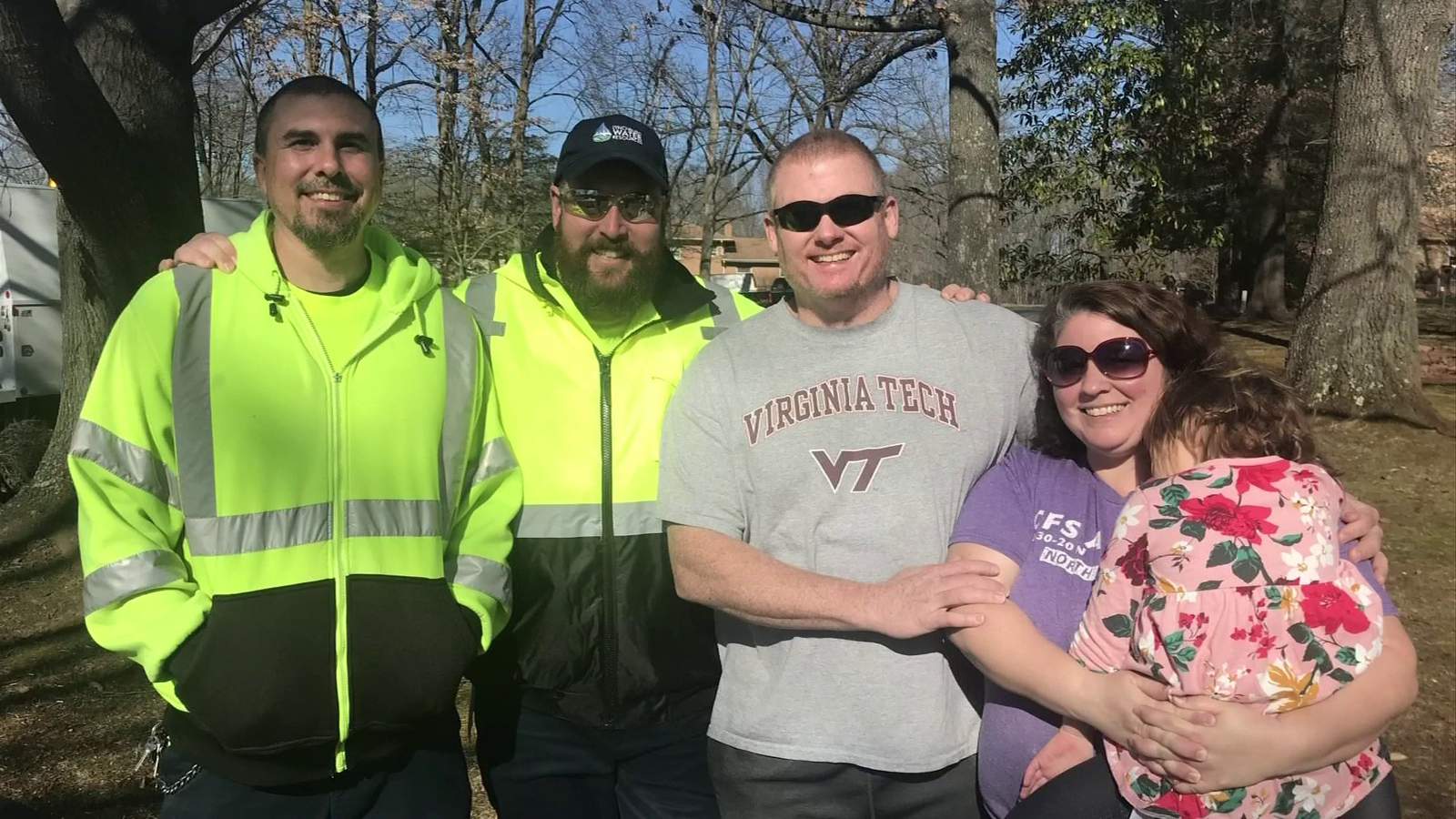 ‘It gives you faith in humanity’: Two Lynchburg Water Resources employees help save family home from fire - WSLS 10