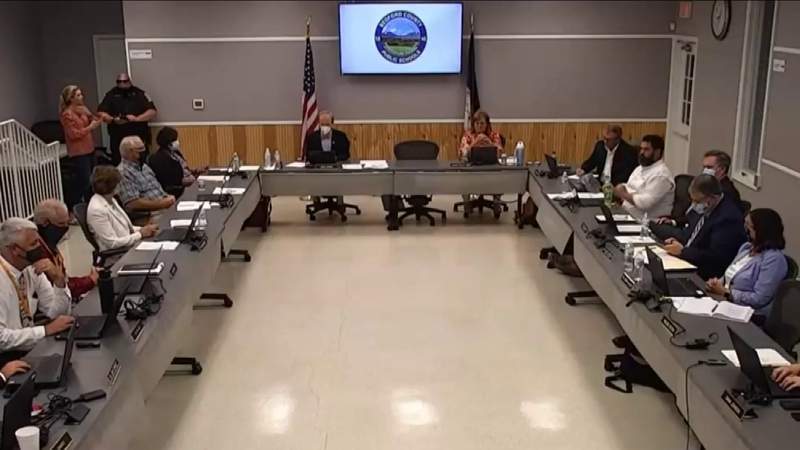 Bedford County school leaders step out, law enforcement steps in during mask mandate outbursts in school board meeting
