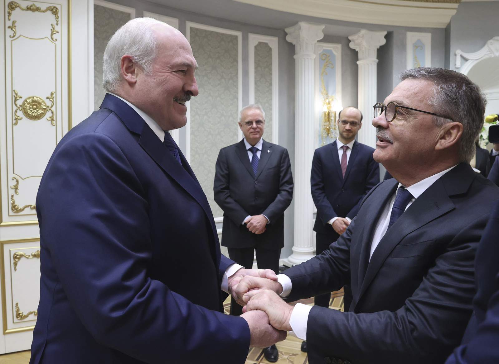Belarus leader defends hosting hockey worlds, ridicules US