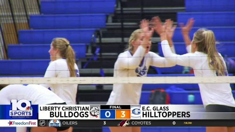 WATCH: E.C. Glass beats LCA volleyball on senior night