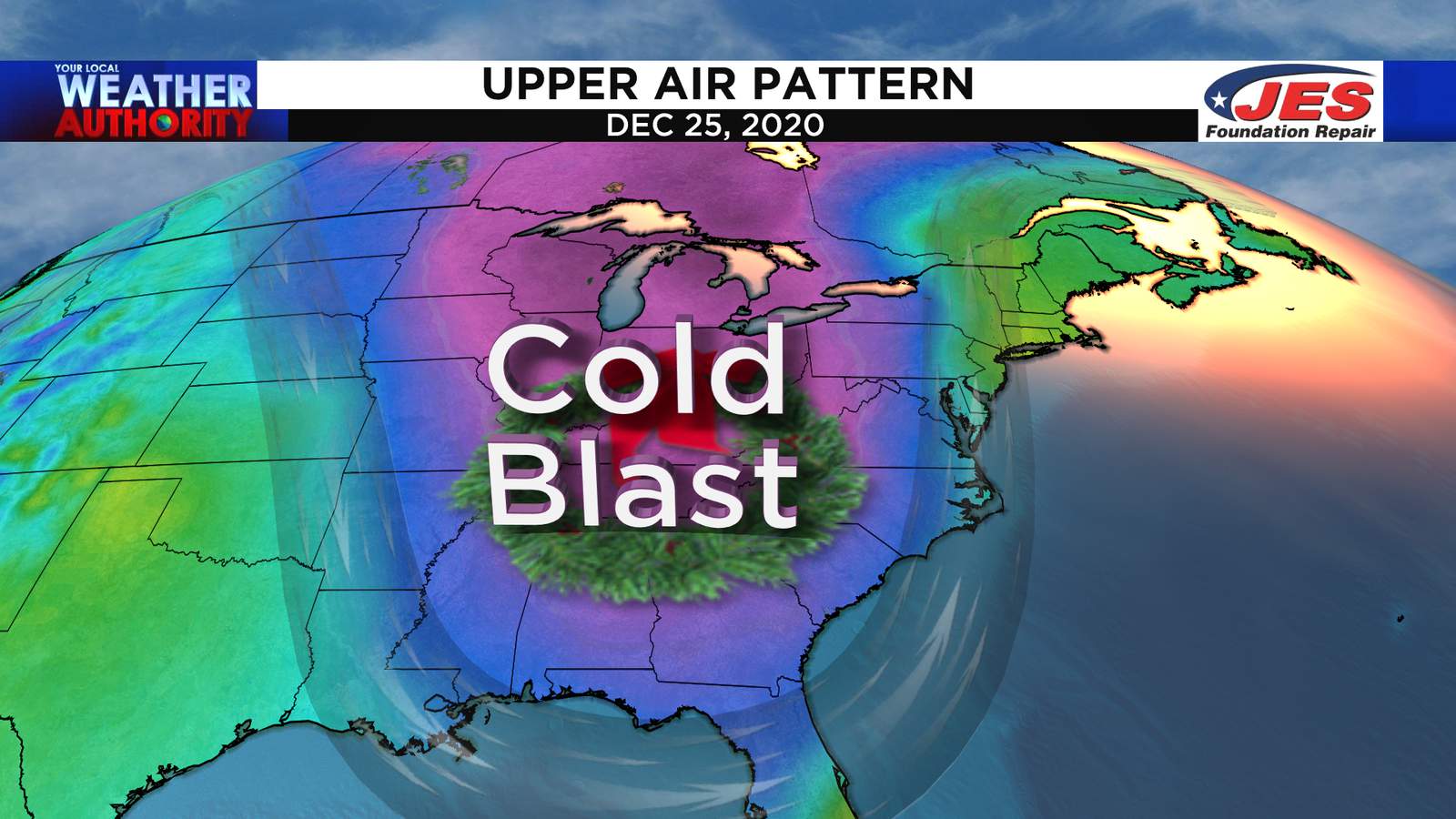 One week away! Seasonably cold weather precedes Christmas cold blast