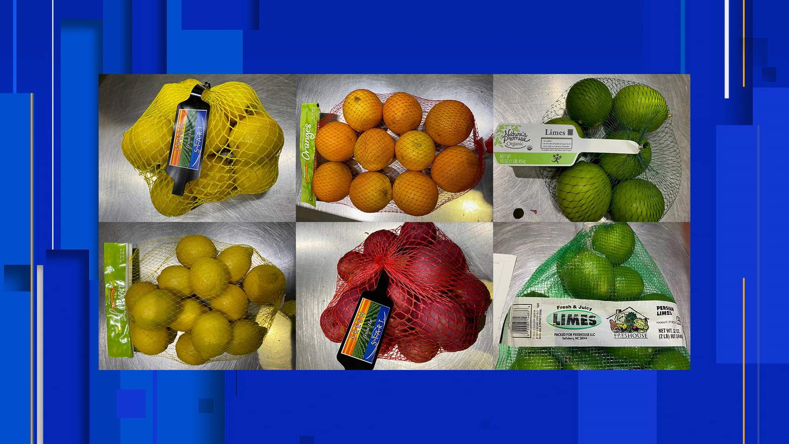 Limes, oranges, lemons and red potatoes recalled over potential listeria concerns