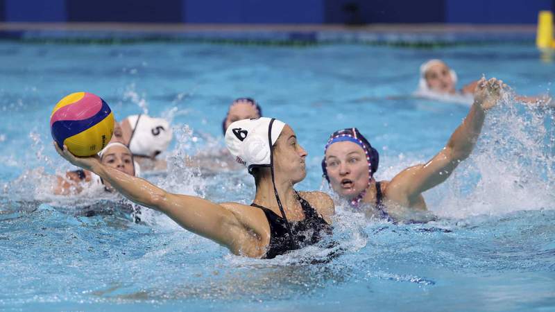 U.S. women’s water polo back on track with 18-5 win over ROC