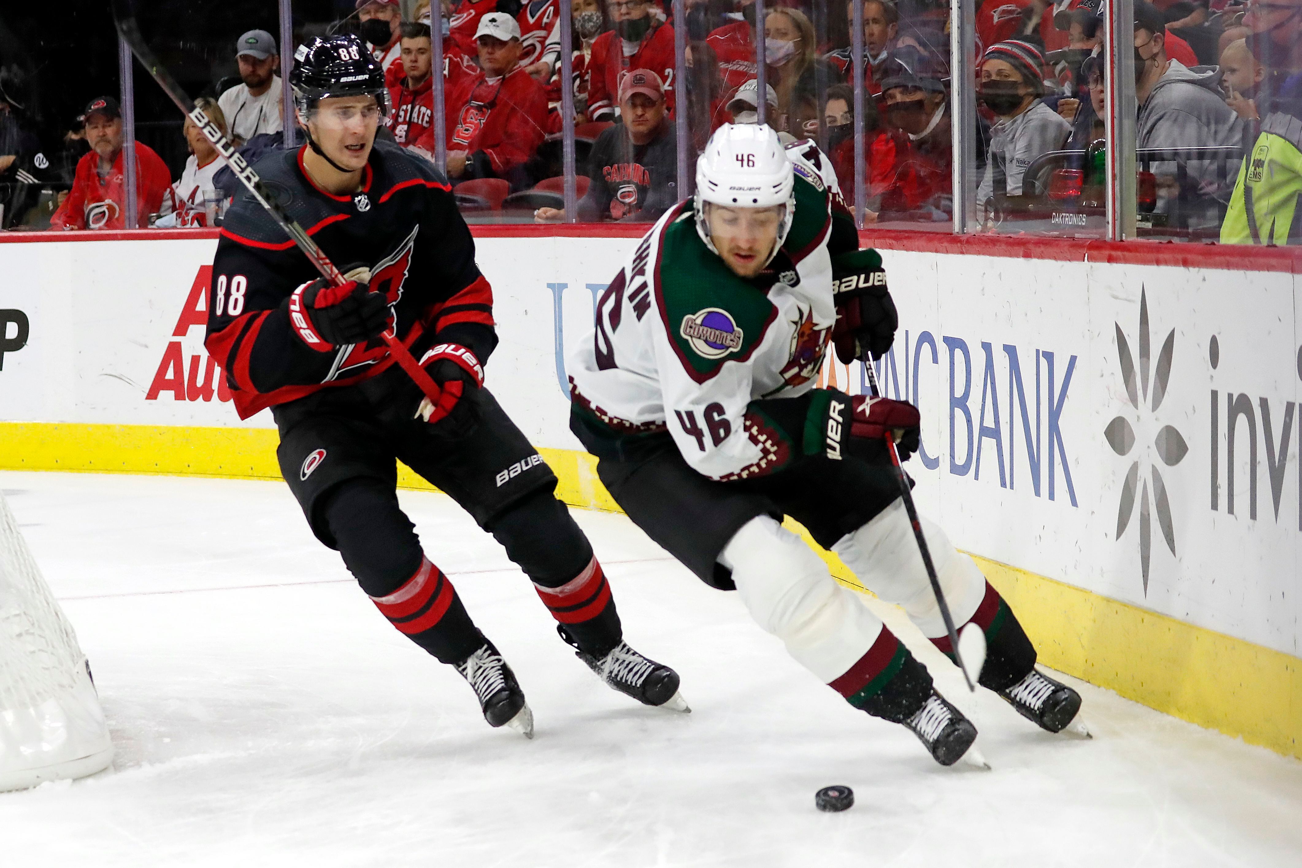 Coyotes fall to Hurricanes despite 37 saves from rookie Karel Vejmelka