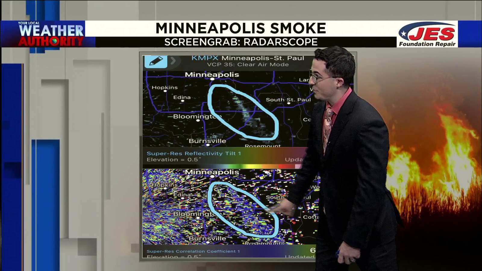 Smoke from Minneapolis riots detected on weather radar Friday morning