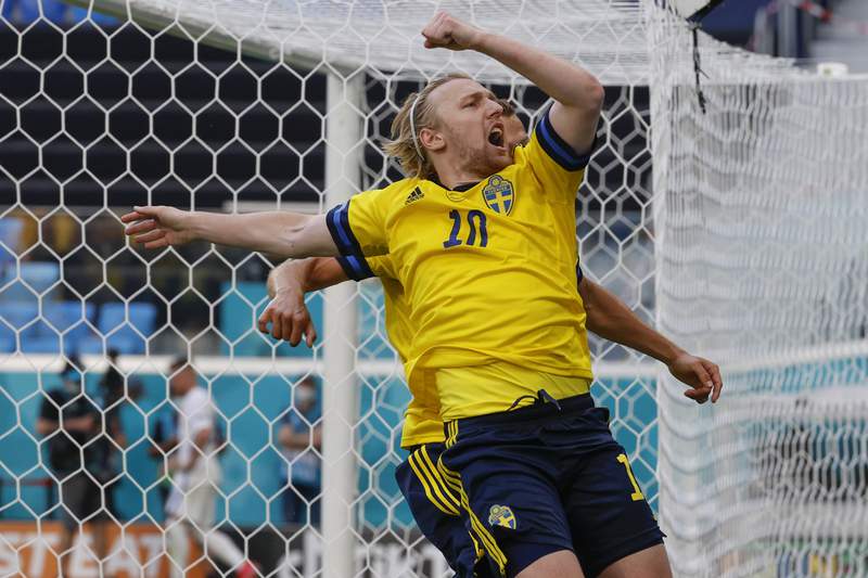 Sweden beats Slovakia 1-0, closes in on last 16 at Euro 2020
