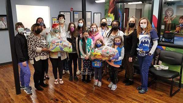 Pittsylvania County Girl Scout troop donates ‘Thank You’ cookies to medical center
