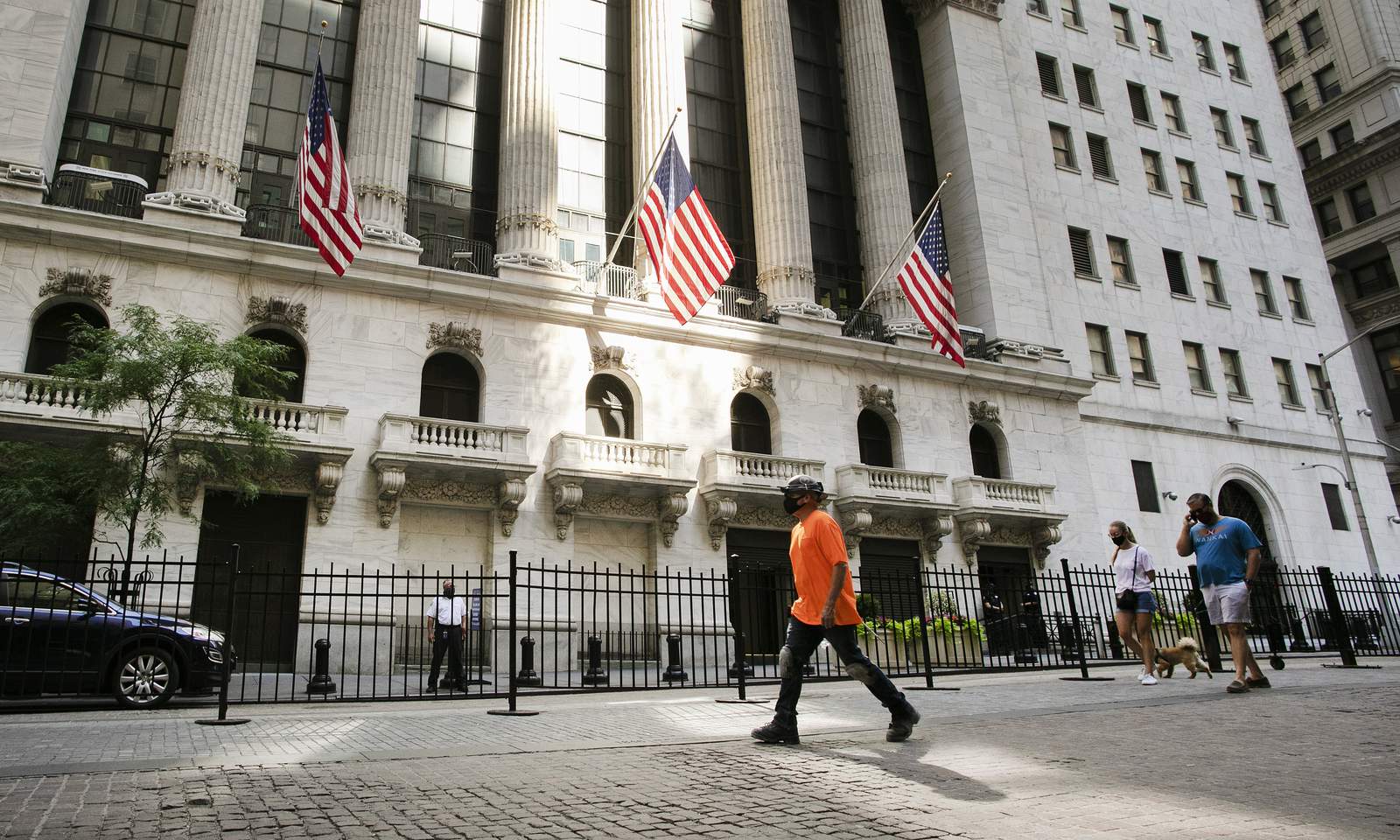 Wall Street stumbles as markets sink worldwide; Dow down 300