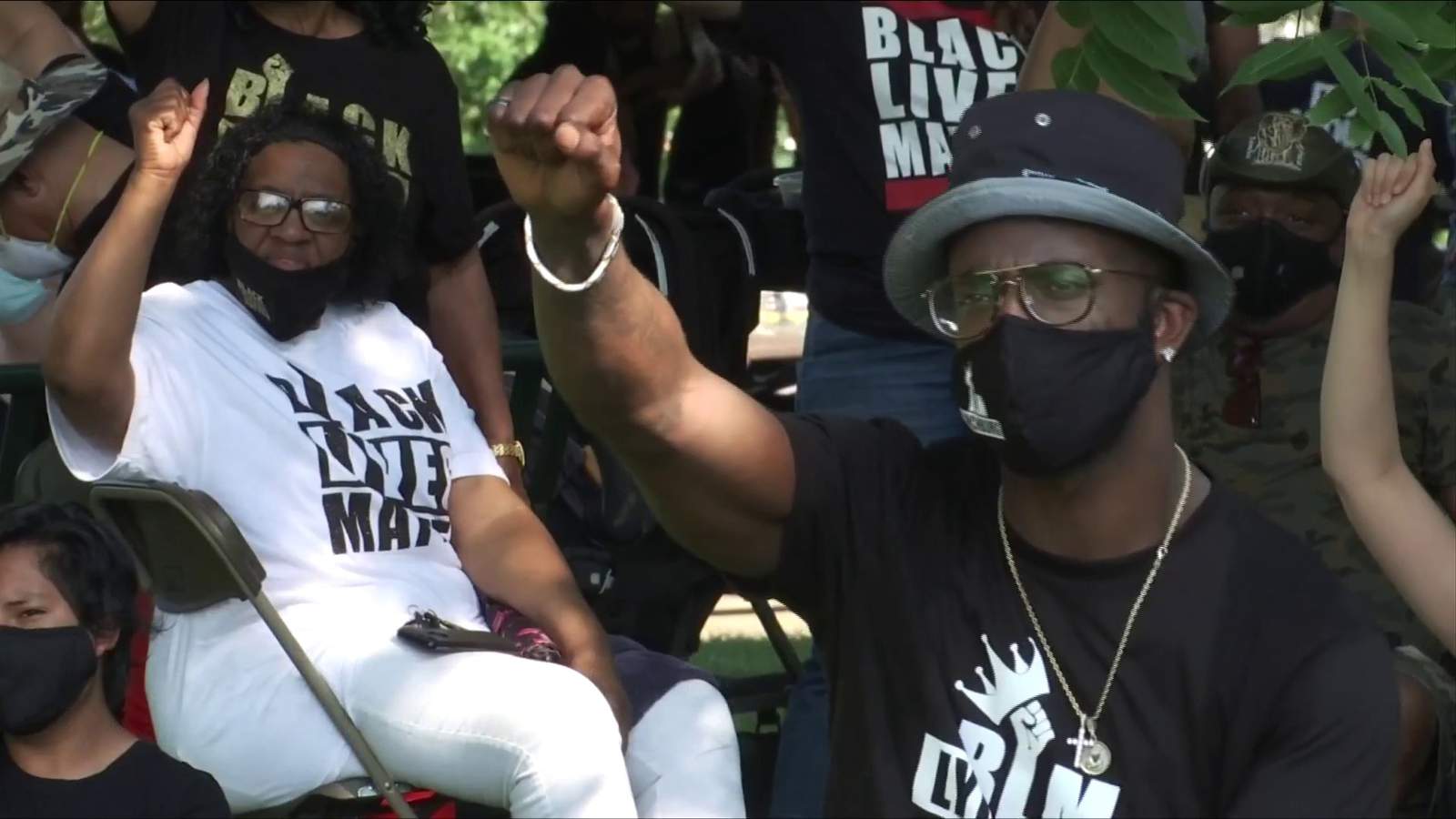 ’It’s time to start owning some stuff’: Lynchburg Black Lives Matter rally touches on Black financial independence