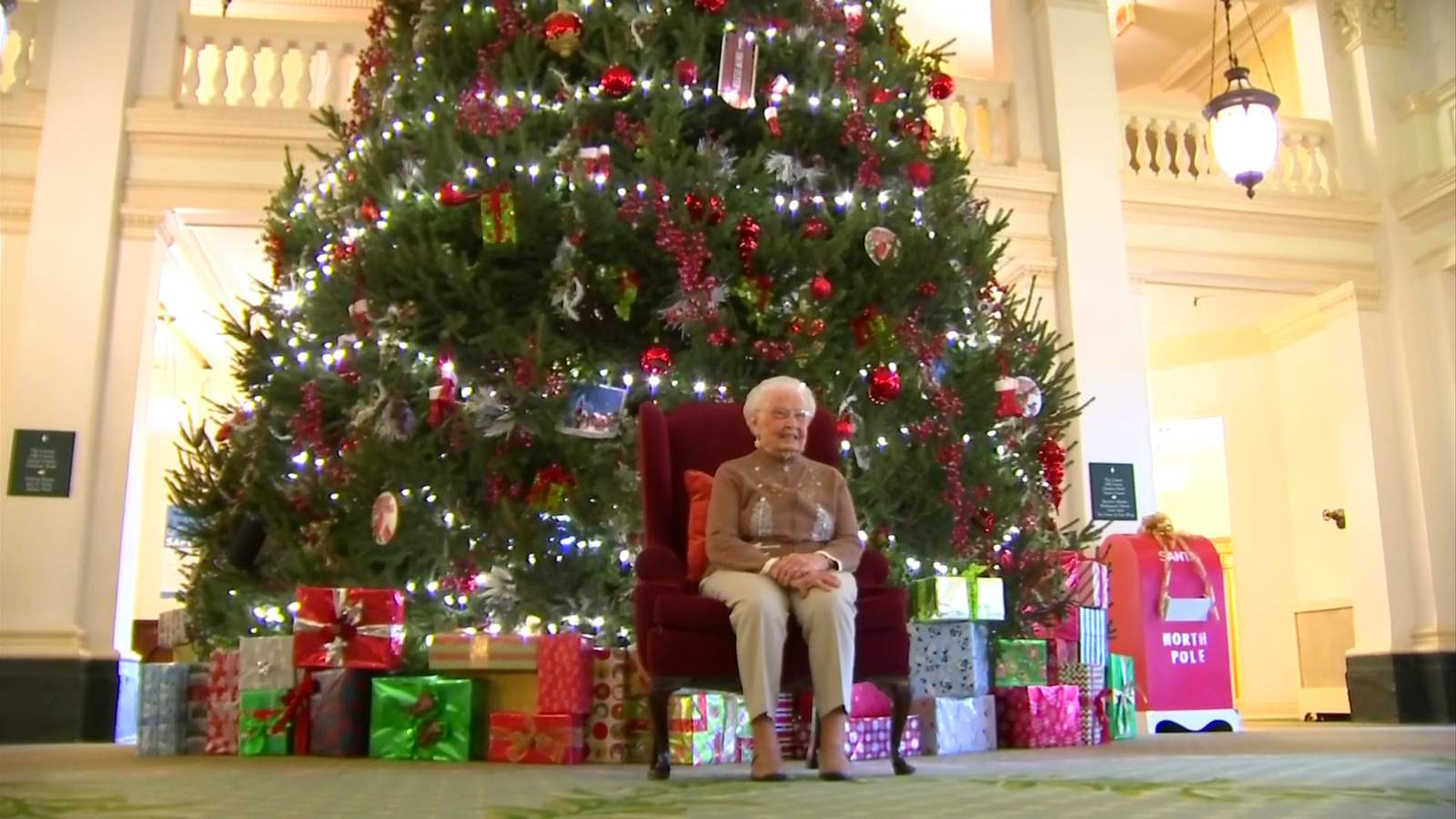 Covington woman donates massive Christmas tree to The Homestead’s Great Hall