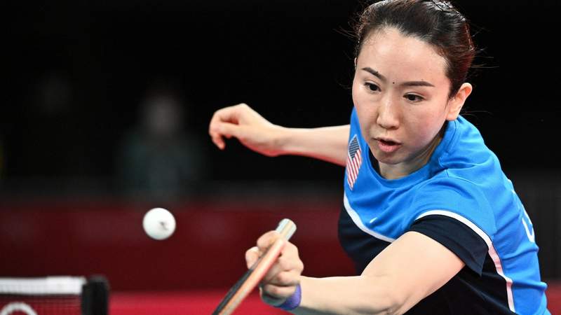 Team USA's last woman standing in table tennis