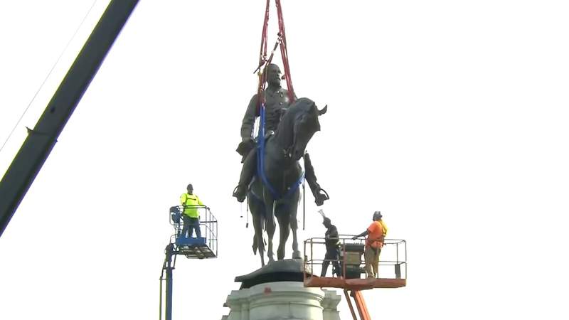 More than $2 million spent on removal of Robert E. Lee statue