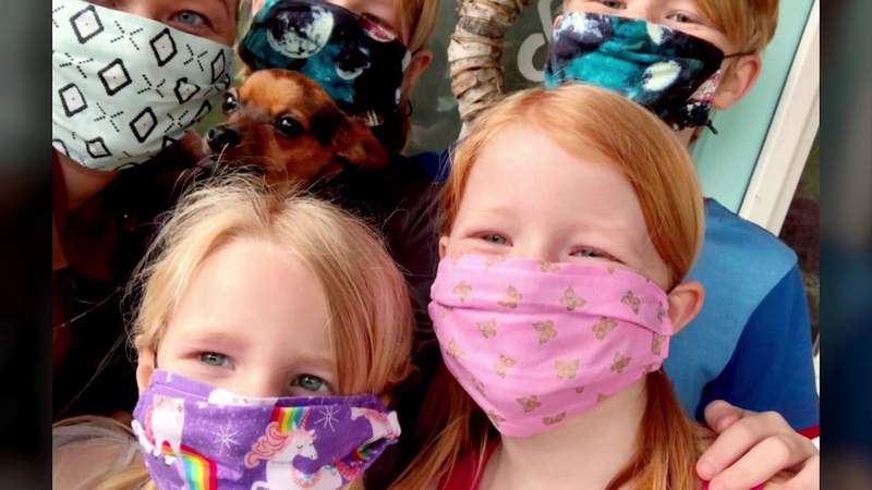 How local moms are putting a positive spin on masks