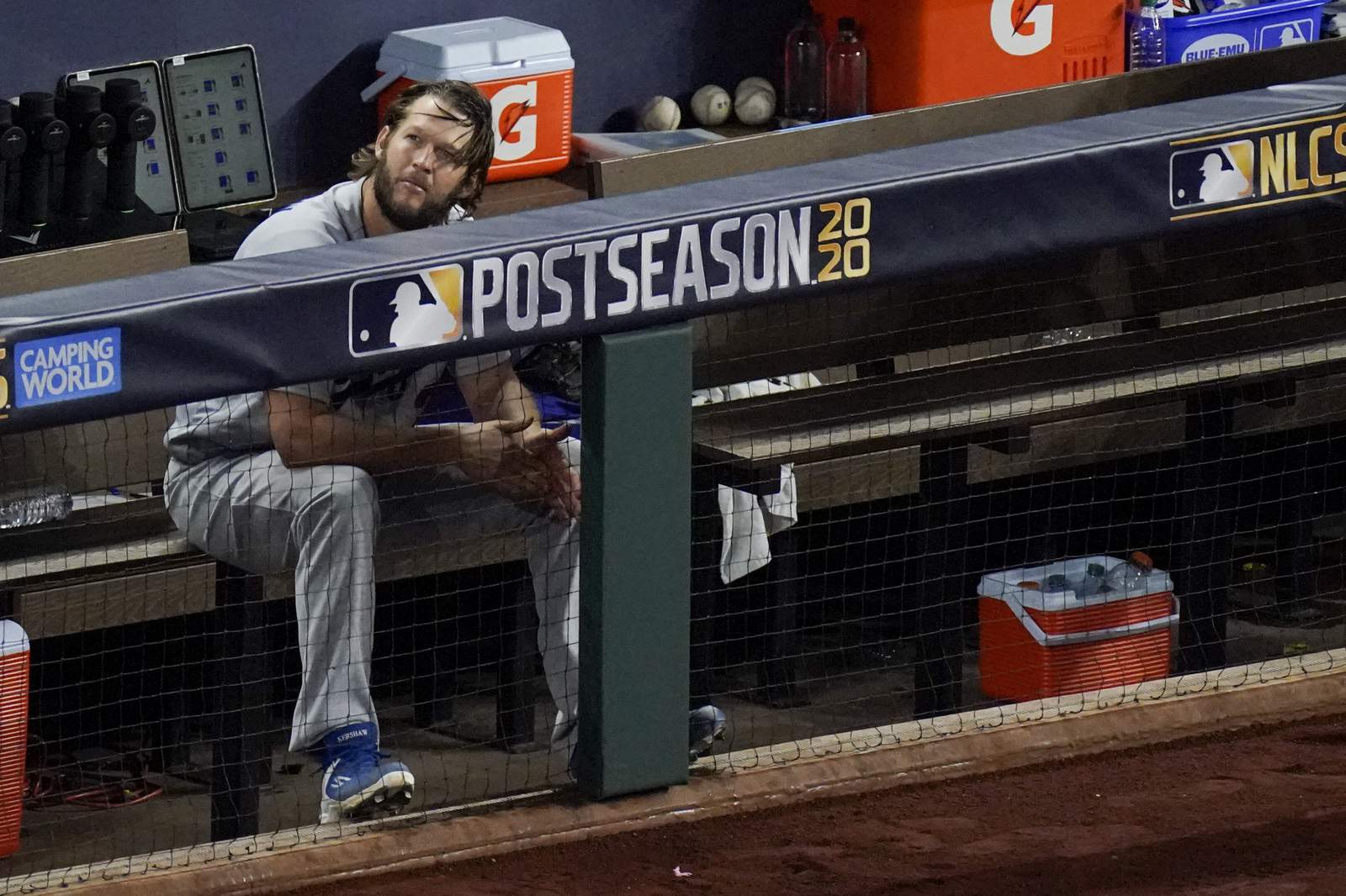 Kershaw falters again in playoffs, pushing Dodgers to brink