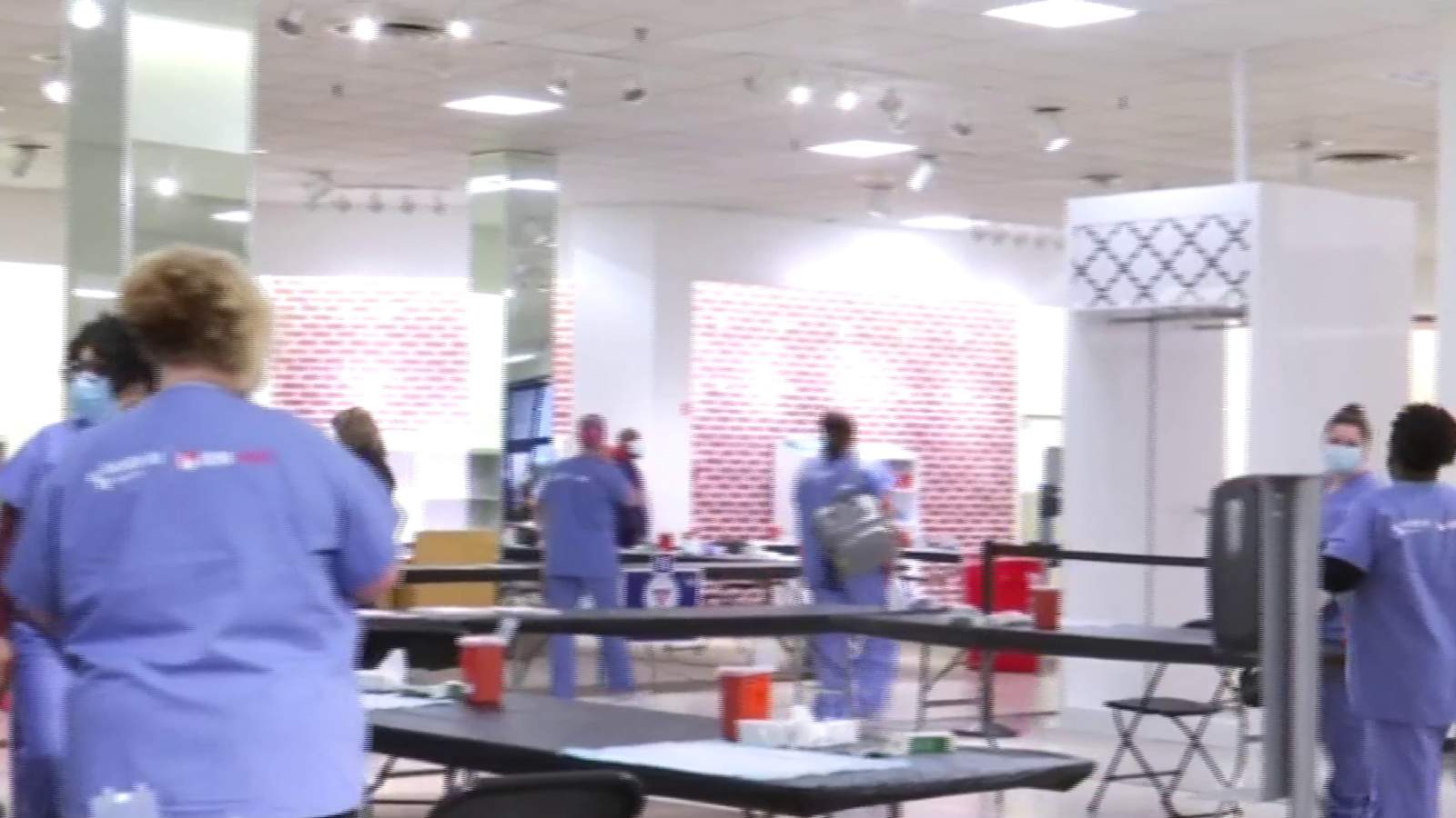 Danville’s mall is now home to one of Virginia’s three mass coronavirus vaccination centers