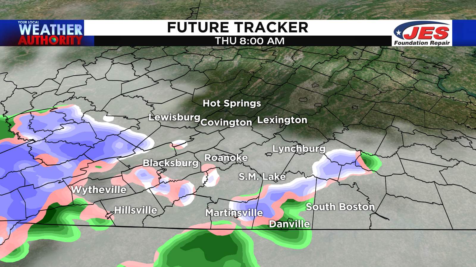 Brief wintry mix for some before improving temperatures Thursday