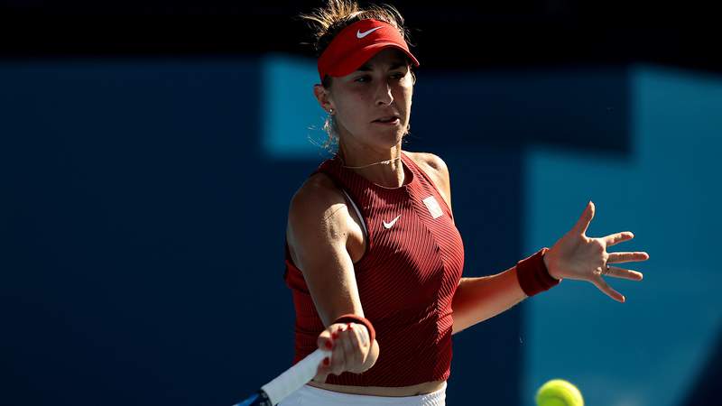 Switzerland's Belinda Bencic battles back to defeat Kazakhstan's Rybakina in semis