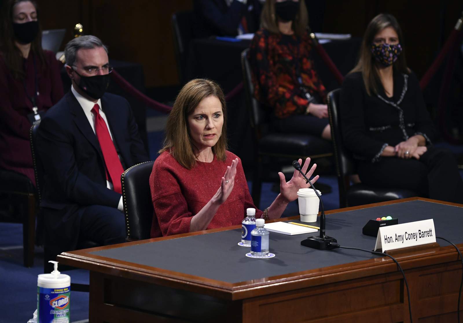 The Latest: Day 2 of Barrett confirmation hearings wraps