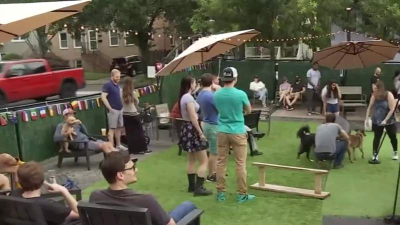 Dog-friendly restaurant hosts its own Dog Olympics in Alexandria