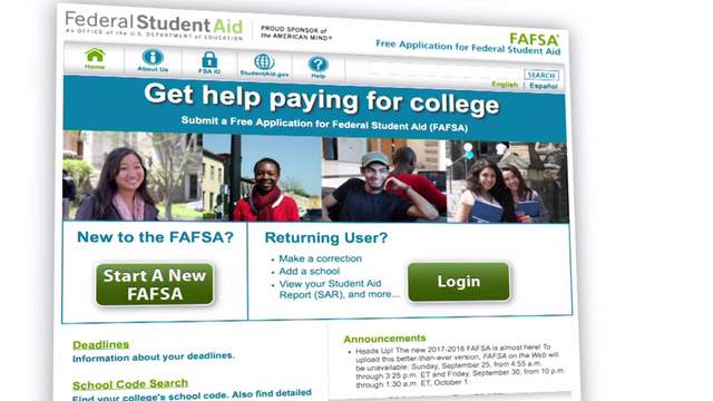 Student aid: Now is the time to file
