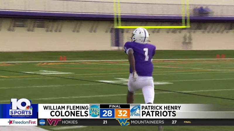 Patrick Henry beats William Fleming for the Nel C. Taylor Cup