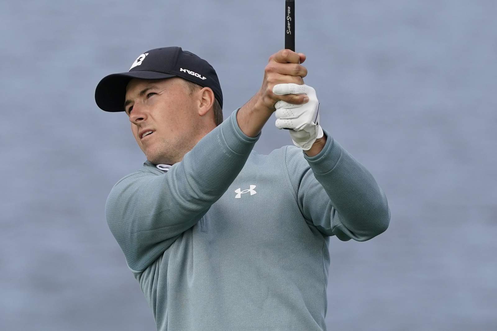 Late eagle from the fairway stakes Spieth to lead at Pebble