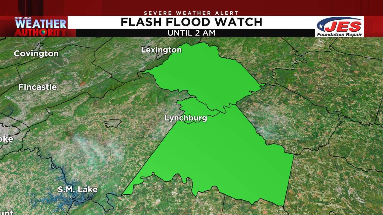 Flash Flood Watch canceled early for area that includes Lynchburg’s College Lake Dam