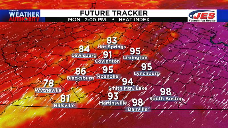 Heat, humidity packing their usual one-two punch at times this week