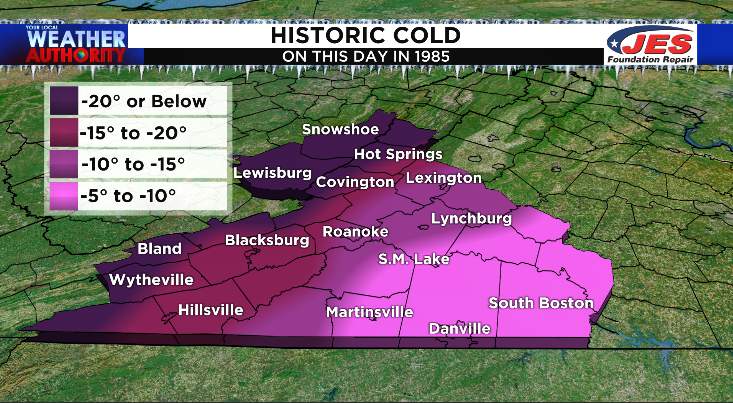 On This Day: Historic cold of 1985 breaks out in southwest, central Virginia