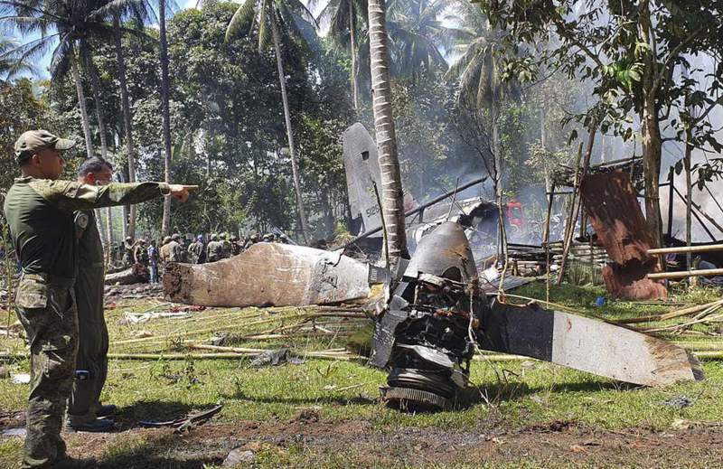 Philippine military's worst air disaster kills 52, wounds 51