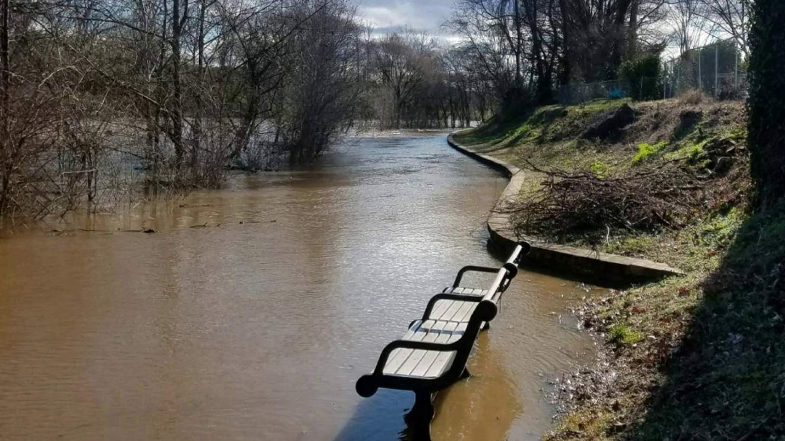 Section of Roanoke River Greenway closed due to rain damage