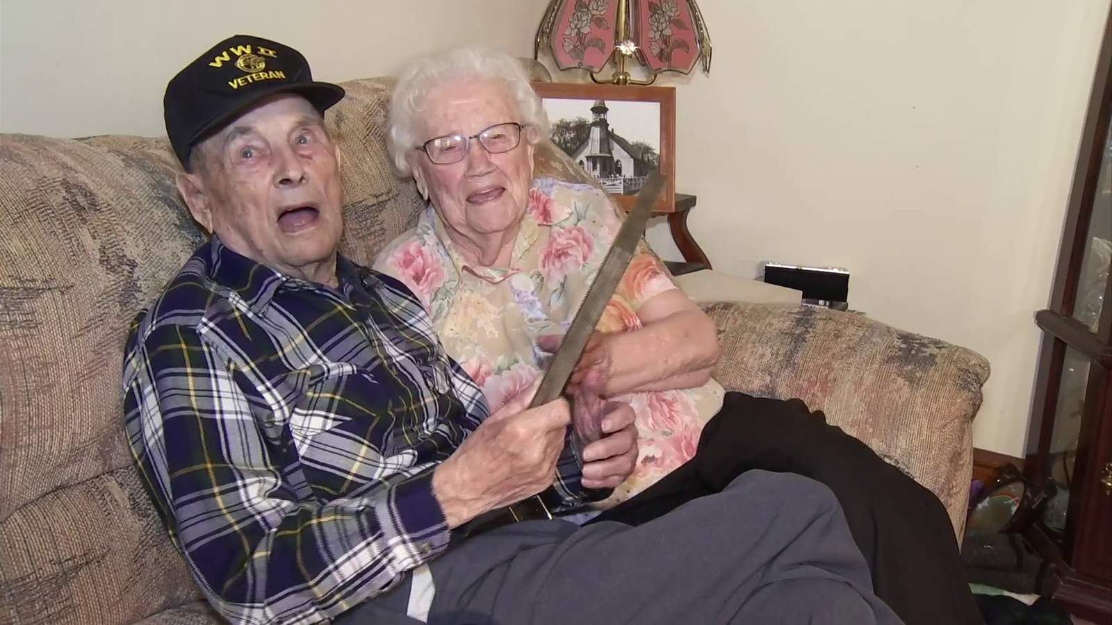 Local World War II veteran receives surprise parade on his 100th birthday