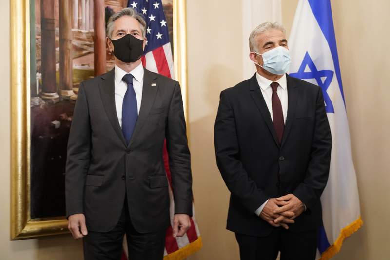 Blinken, Lapid meet in Rome amid reset US-Israel relations