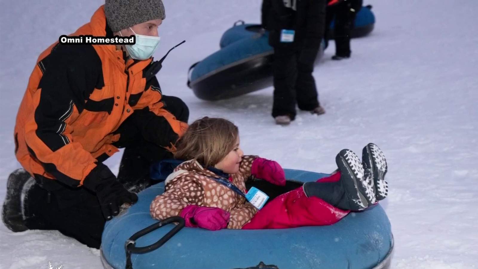 Omni Homestead allowing guests to go snow tubing after dark