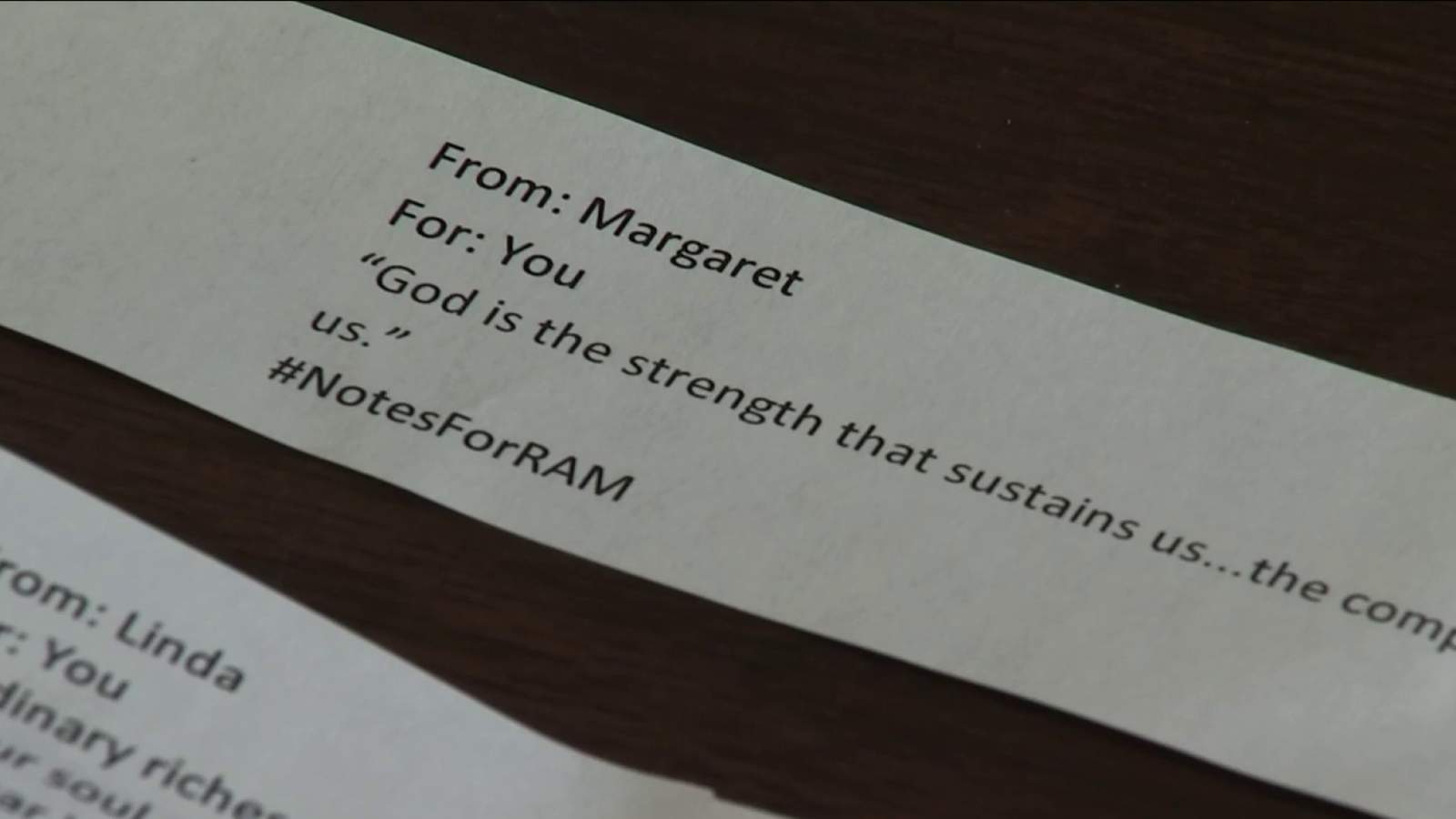 Message in a lunch bag: #NotesForRam showers those in need with kind words