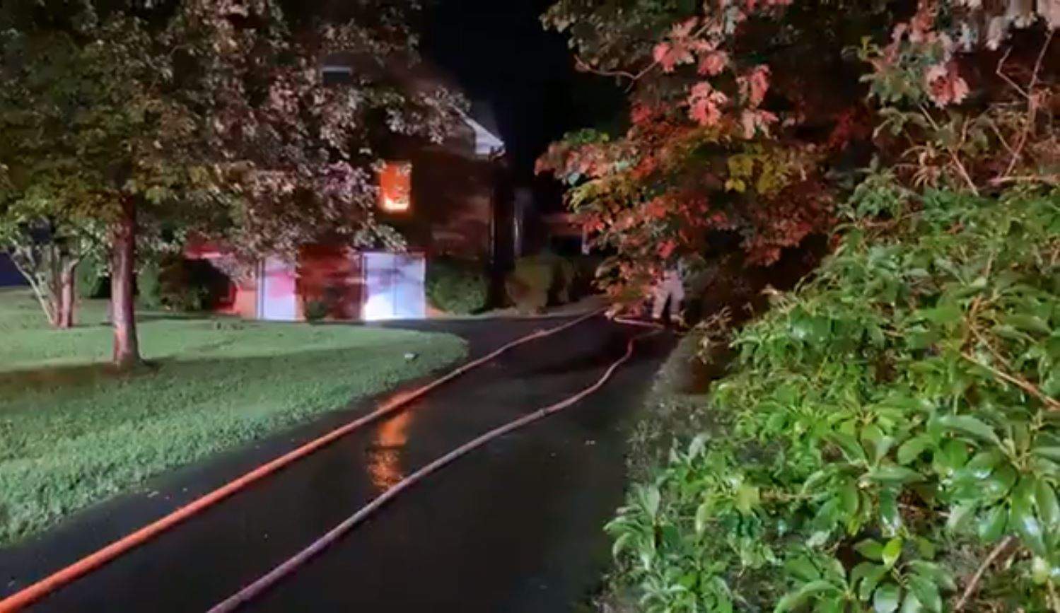 Crews on scene of house fire in Henry County